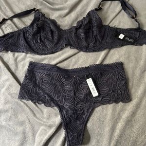 Montelle Intimates Fashion Muse Bra and High Waist Thong